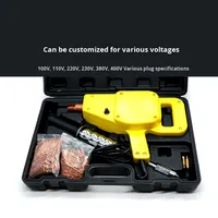 Machine de réparation portable Meson Jackal pour tôles et bosses de voiture, jaune/noir, avec sac de transport en plastique, pour le façonnage de carrosserie 2012