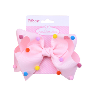 Fiocco del nastro del regalo su ordinazione all'ingrosso di Ribest per l'imballaggio del fiore della farfalla delle clip di capelli dei bambini - Product Image 5