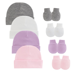 Gorros de Punto con Forro de Satén para Bebé, Unisex, de Algodón Orgánico, con Opción de Logotipo Personalizado para <span class=keywords><strong>Invierno</strong></span> - Product Image 4