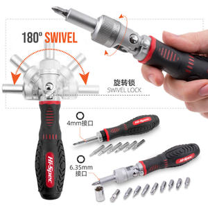 Kit d'outils de réparation Hi-Spec 61 pièces avec tournevis à cliquet, unités métriques et impériales, embouts et douilles - Product Image 5