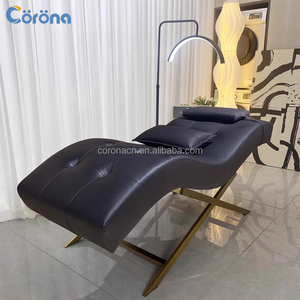 Cama de Pestañas Curva en Forma de S con Altura Ajustable para Salón de Belleza y <span class=keywords><strong>Spa</strong></span> - Product Image 1