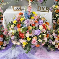Magnifique Arche Florale Artificielle Colorée pour Décoration de Mariage, Composition Florale Artistique, Ornement, Centre de Table