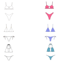 Fabricants de maillots de bain personnalisés, maillots de bain deux pièces légers, micro bikini pour femmes, vêtements de plage