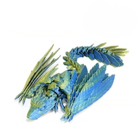 Idées cadeaux Modèle d'impression 3D personnalisé Joints et plumes de dinosaure Jouet mobile Archéoptéryx Ornements de bureau