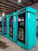 Distributeur automatique de boissons avec paiement par pièces et carte, pour eau pure, froide, alcaline, pétillante et d'eyeau de source, et distributeur de bouteilles d'eau