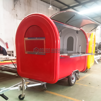 Petite remorque alimentaire, camion à tacos en plein air, stand de hot-dogs, kiosque alimentaire mobile, chariot de vente, carritos de comida en venta