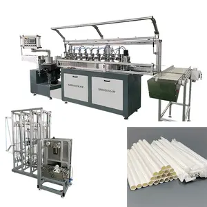 3 - 5 Layers Drinking Paper Straw Machine Supplier 130 m/min 9 Cutting Blades Dink Straw Machine Price