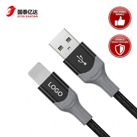 Câble USB-A vers Lightning 12W, lot de 3 (1,2 m + 1,8 m + 3 m), charge rapide 2,4 A, tressé en nylon pour iPhone, iPad, appareil photo, écouteurs
