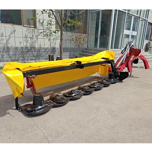 High Productivity Industrial Tractor PTO Hitch Hydraulic 2-stroke 190cc Disc Mower Folding Handle Multi Disc Rotary <b>Cutters</b> - Product Image 3