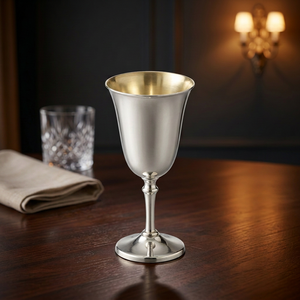 Gobelet en laiton plaqué argent - Product Image 4