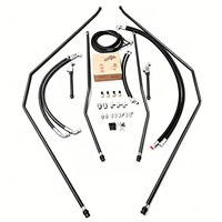 Kit complet de tuyauterie hydraulique pour excavatrice - Ensemble de tuyaux pour marteau brise-roche auxiliaire, compatible avec tous les accessoires et marques