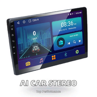 AI 2 Din 9 pouces IPS écran tactile autoradio universel voiture pour lecteur DVD Carplay Android 13 USB GPS Navigation multimédia stéréo