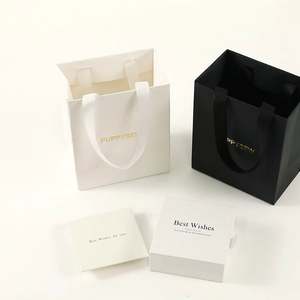 Luxury <b>White</b> <b>Paper</b> <b>Bag</b> Custom Printed Logo Personalized Shopping Gift Jewelry <b>Paper</b> <b>Bags</b> With Your Own Logo - Product Image 2