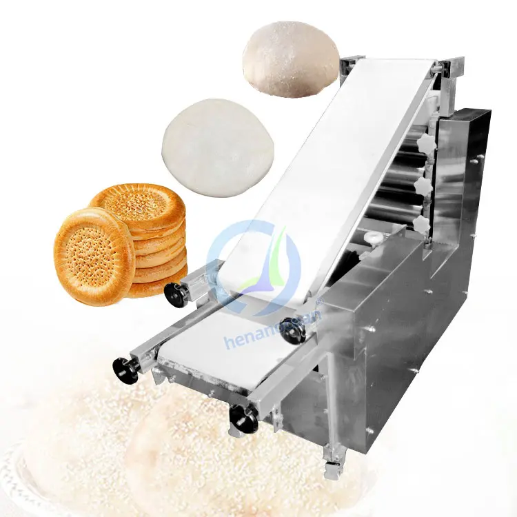 Bakkerij Libanese Pita Brood Productielijn Plc Arabisch Plat Brood Maken Machine Voor Mexicaans