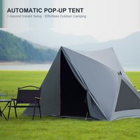Tente de camping pliable à installation instantanée 1s, imperméable PU3000, abri solaire triangulaire occultant portable pour parc, plage, pique-nique - Vente en gros