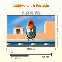 Monitor Portátil Innoview de 15.6 Pulgadas con Soporte, 2K QHD 60Hz, con Tipo C HDMI para Laptop, Macbook, PS, Xbox, Switch