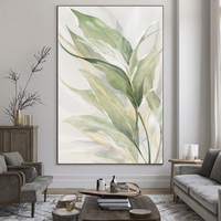 Salon hôtel décoration mur Art plante verte nature morte impression mur photo toile peinture fleur peinture murale