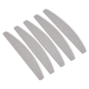 Lime à ongles demi-lune grise 100/180 grains, outil de ponçage réutilisable à motif diamant pour manucure et pédicure - Product Image 3