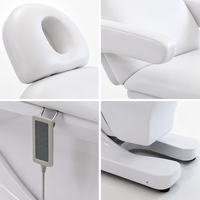 Fauteuil de greffe capillaire moderne à 3 moteurs électriques en métal pour salon de coiffure, institut de beauté et spa médical