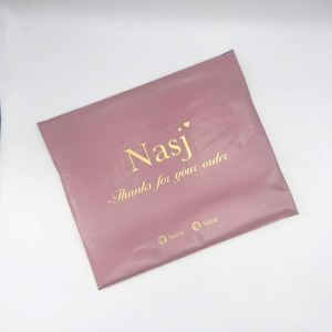 Custom pink <b>Polybag</b> Small Express Delivery Bag Biodegradable Polymail Shipping Bag with logo - Product Image 4