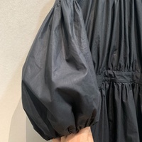 Robe à manches bouffantes col rond littéraire rétro sur mesure robes dos nu A-ligne lâche femmes dame dames élégantes