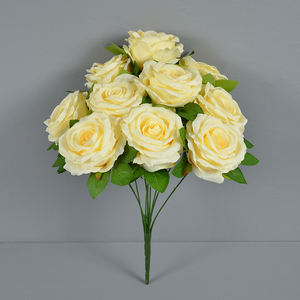 <span class=keywords><strong>Rosa</strong></span> di seta artificiale 10 teste <span class=keywords><strong>rosa</strong></span> Bouquet floreale fiore di alta qualità Hotel matrimonio tavole natale decorazione finta <span class=keywords><strong>rosa</strong></span> - Product Image 1