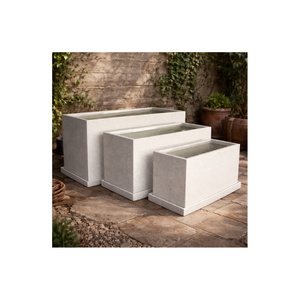 Pots à fleurs en fibre de verre à faible MOQ, nouveau design, pots de jardin pour applications extérieures, fabricant vietnamien - Product Image 1