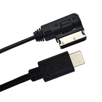 0.3m Câble Auxiliaire pour Audi AMI MDI MMI 4F0051510G USB Audio MP3 music interface Adaptateur pour Voiture et Volkswagen