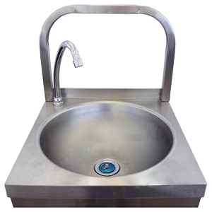 VICTORY KITCHEN Évier de lavage des mains extérieur à pédale en acier inoxydable 201 pour hôpitaux et blocs opératoires, modèle WTRS-4410 Shandong - Product Image 1