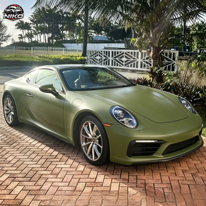 Vinilo Autoadhesivo NIKO Film de Alta Calidad, PET Verde Oliva, Auto-Reparable, para Envoltura de Autos, 1.52x15M, Película Protectora PPF - Product Image 1