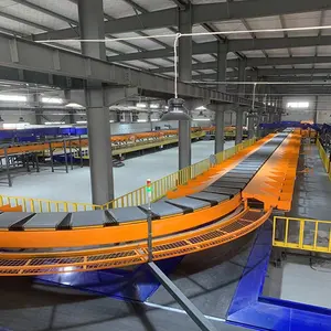 Factory Automated Sorting Conveyor System Weighing Sorter Parcel For Logistic Company Mail Sorting Line