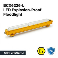 Lampadaire LED antidéflagrant IP67, norme ATEX, durable, étanche, éclairage industriel extérieur pour mines, usines, cours