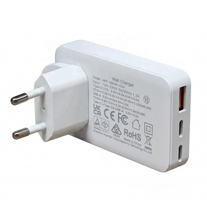 Cargador Rápido de 30W 45W, Adaptador de Corriente Ultrafino de 3 Puertos Tipo C USB a PD, Enchufe para EE. UU., UE, Reino Unido y Australia, Carga Rápida para Teléfono y Tableta - Product Image 3