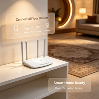 Routeur WiFi 5 Gigabit double bande TP-Link TL-WDR5620 AC1200, 4 antennes, Easy Mesh, routeur Internet sans fil domestique