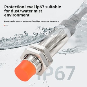 Luoge M12 kim loại cảm biến tiệm cận từ tính NPN 24V PNP đầu ra CE chứng nhận nhập khẩu thay thế - Product Image 5