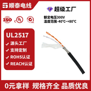 สายควบคุม UL2517 ขนาด 1*1.5 มม. หุ้มฉนวน PVC สองชั้น ป้องกันไฟลุก ทนไฟ IP44 สายริบบิ้น สำหรับอุปกรณ์มอเตอร์ส่งสัญญาณ - Product Image 2