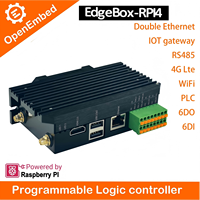 Module de programmation PLC OEM d'usine Edgebox-RPI4, solution Raspberry Pi CM4, prend en charge OpenWrt Linux, 5G, LORAWAN, 4G LTE, RS485