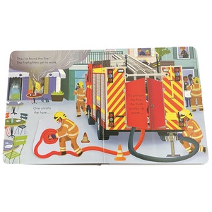 Peep personalizzato all'interno di <span class=keywords><strong>come</strong></span> funziona un motore antincendio 3D lembo inglese libro di cartone per bambini libro illustrato di educazione precoce - Product Image 3