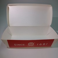 Boîte en papier personnalisée SP2518 pour poulet frit, tarte aux œufs, emballage alimentaire, boîte en papier pour ailes de poulet frit pour les restaurants de restauration rapide