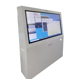 55inch industrial touch screen panel pc i3 i5 i7 cpu all in one industrial pc panel kiosk checking machine in out HMI