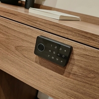 Serrure de tiroir intelligente Tuya à empreinte digitale, avec application et Bluetooth, pour armoire de bureau, meuble de rangement et penderie