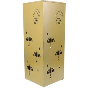 <span class=keywords><strong>Portaombrelli</strong></span> Moderno <span class=keywords><strong>in</strong></span> <span class=keywords><strong>Ferro</strong></span> di Alta Qualità, Colore Oro, per Interni, Ufficio, Hotel, Casa, Soggiorno, con Capacità Bilaterale - Product Image 1