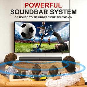 Barra de Sonido de 5.0 Canales y 3 Altavoces, Altavoz para TV de 80W con Control Remoto, Soporte para Tarjeta de Memoria, Montable en Pared para TV de 32-65 Pulgadas - Product Image 6