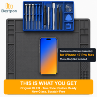 Repuesto de Pantalla OLED para iPhone 17 Pro Max, Reemplazo de Cristal, Reacondicionado, Panel y Circuito Integrado Originales, Grado A