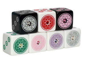 Tùy Chỉnh In Ấn 16Mm Sáu Mặt Màu Dice Tùy Chỉnh D6 <span class=keywords><strong>Cube</strong></span> Tùy Chỉnh Acrylic Khắc Logo Mahjong Dice Cho Bàn Trò Chơi - Product Image 2