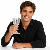 Bouteille de vin vintage classique pour mariage et fête, 240/300 ml, durable, épaisse, originale, verte, violette, gris fumé, bleu ciel, rouge, blanche, eau de Kaly