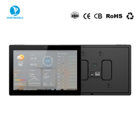 Tablette tactile Android/Linux avec boîtier en plastique, entrée AC/DC, écran 10 pouces, résolution 1280x800, pour le contrôle intelligent de l'éclairage des hôtels