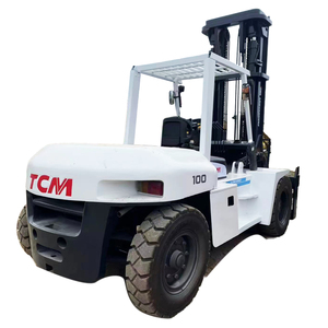 Hot Sale Japan Original Heavy Duty Used <b>Forklift</b> TCM100 10 Ton Diesel <b>Forklift</b> for Port Tested low Hours CE Certified - Product Image 2