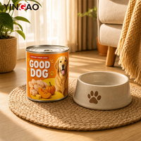 Autocollants personnalisés pour boîtes de nourriture pour chiens, étiquettes en vinyle découpées à la forme, résistantes à l'eau et à l'usure, pour boîtes de nourriture pour animaux et friandises pour chiens