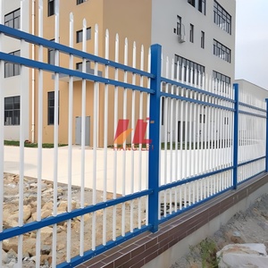 Valla de acero galvanizado Cercado de piquete de metal galvanizado para Sistema de Protección de Privacidad de patio de jardín - Product Image 1